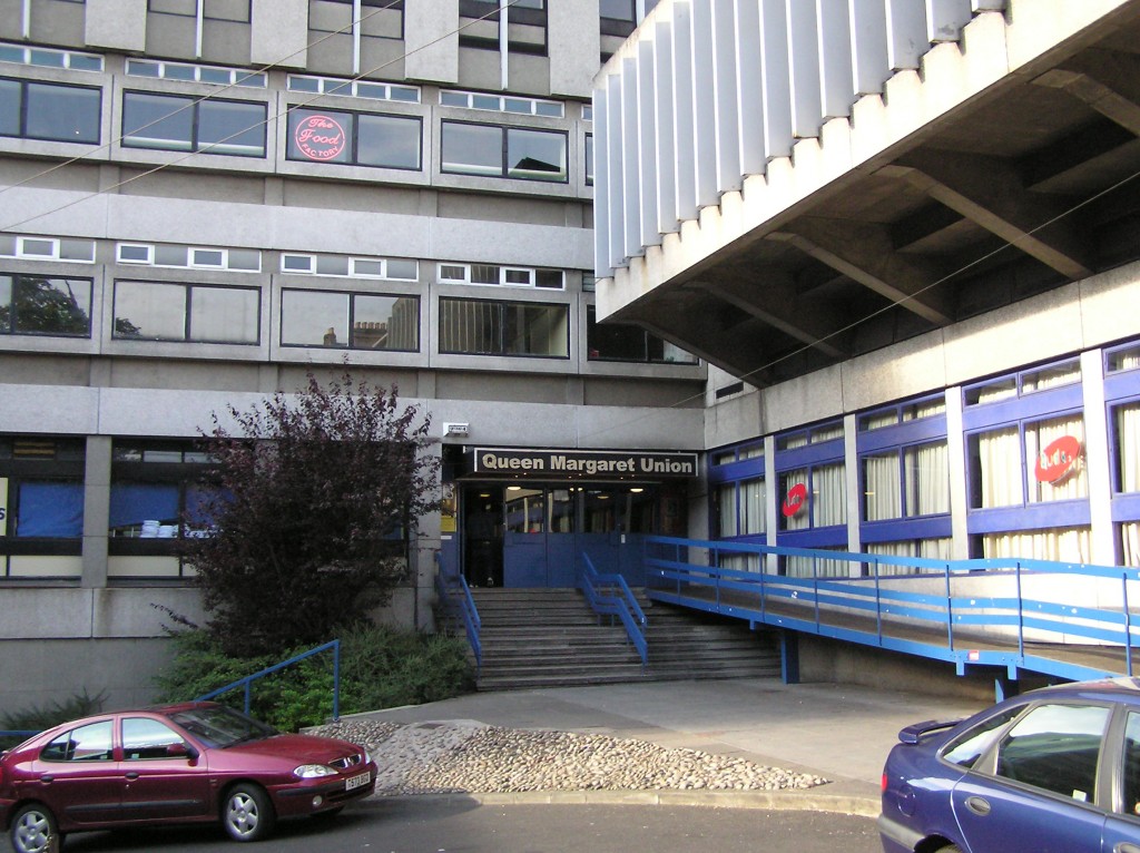 Image of the front of the Queen Margaret Union