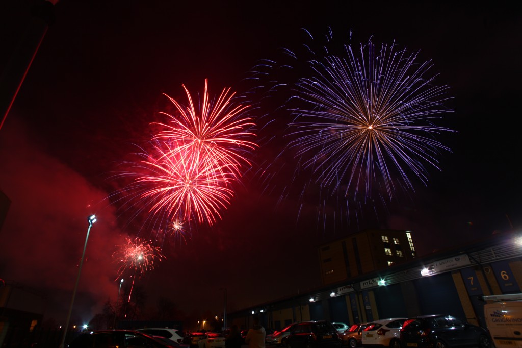 Fireworks Glasgow Green 2014